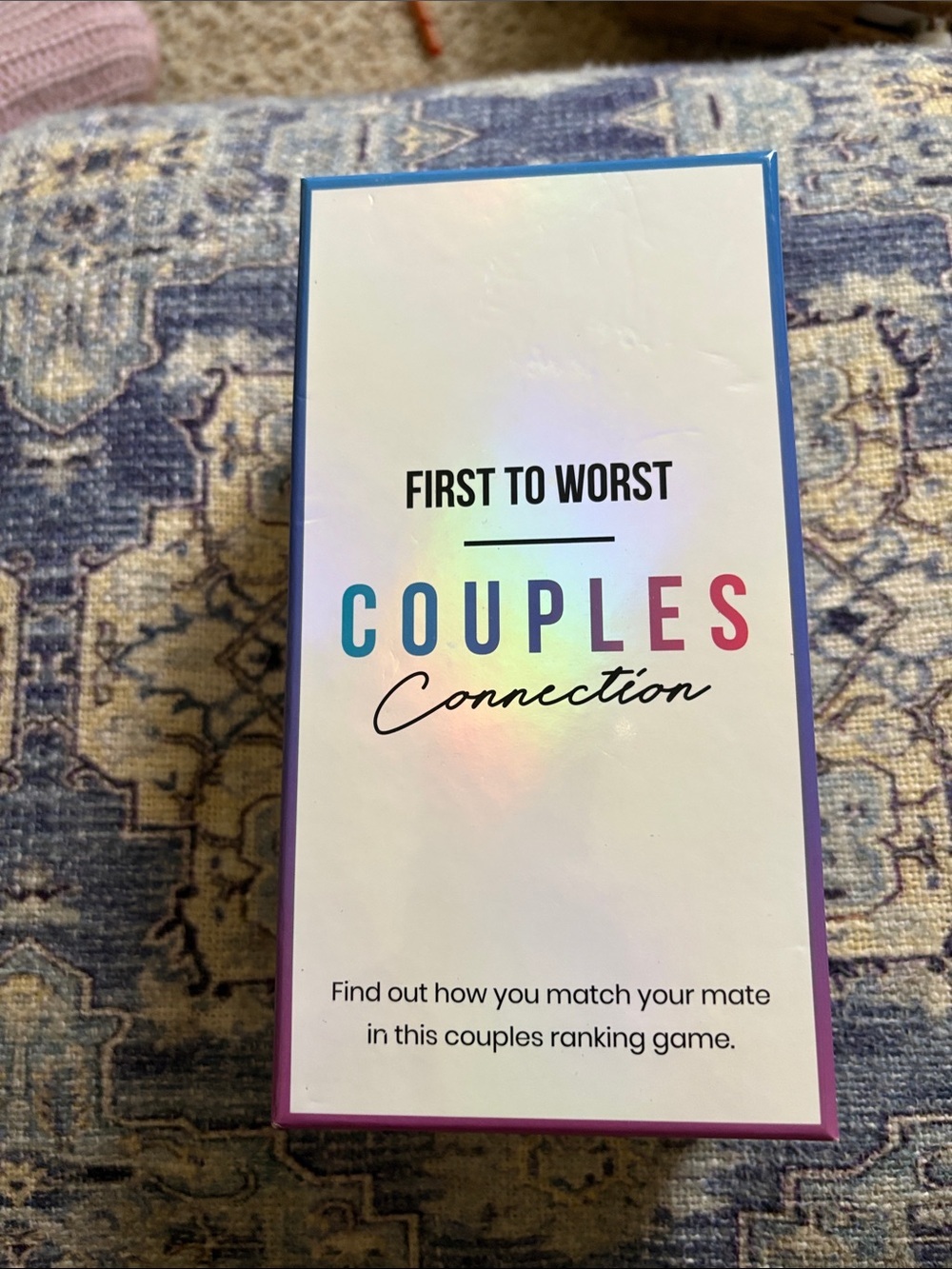First to Worst Couples Connection Card Game - Multicolor